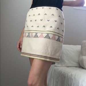 Madewell Cotton Mini-Skirt